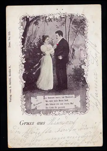 AK Amour couple - Cœur de la rose, NOUVEAUHAUS (ELS) 5.1899