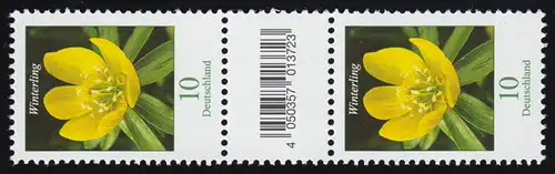 3314 Blume 10 Cent 200er Paar mit KLEINER Nr, CF (4 geschl.), ohne Nummer **