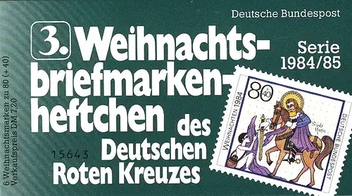 RDC/Noël 1984/85 Saint Martin 80 Pf, 6x1233 3.MH ESSt Bonn