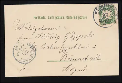 Amour-AK couple d'amour dans le parc, KEMPTEN 20.10.2001 après IMmenstadt 20.10.03