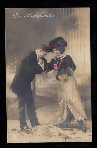 AK d'amour Le baiser à la main - Le valet de Rosen ! HANNOVER 26.7.1911