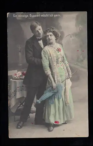 Amour-AK Couple d'amour - Je veux un baiser, VADENWIL 17.10.1916