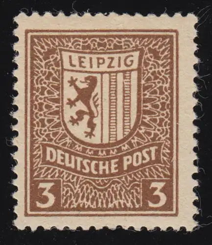 SBZ 156x Abschiedsserie 3 Pf, ohne WZ., gelbbraun, **