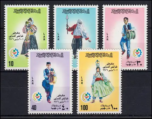 Libye: 508-512 Messe Tripoli - Musiciens de musique de costumes, ensemble **