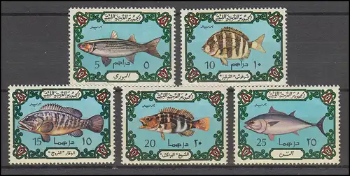 Libye: 442-446 poissons, phrase ** frais