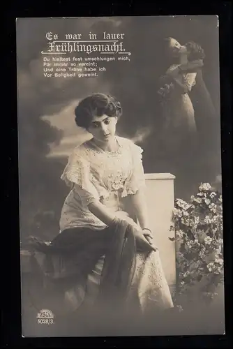 AK de l'amour: Désir - C'était la nuit du printemps! Nouveau 29.8.1913