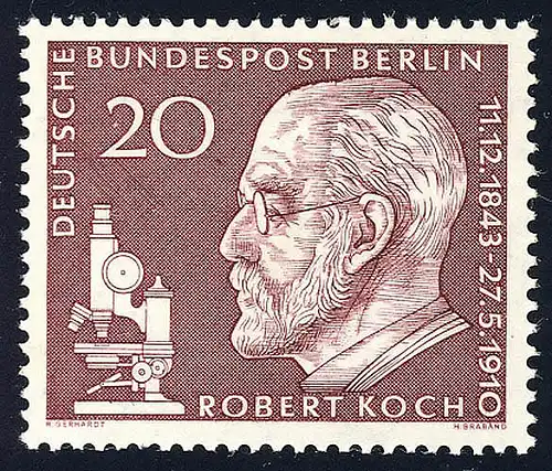 191x Robert Koch, gomme douce **