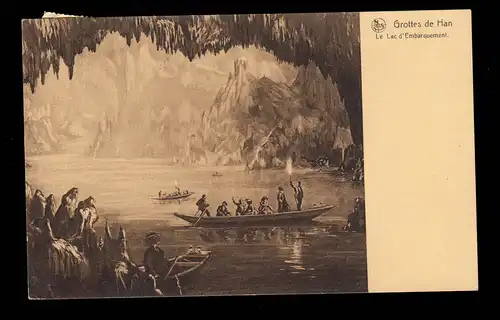 AK Belgique: Rochefort - La grotte de Han-sur-Lesse / Grotte du Han, 7.10.1938