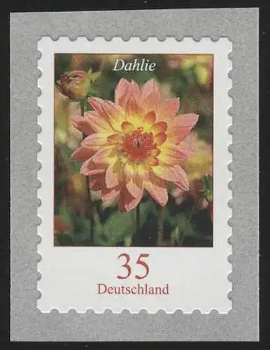 2514 Dahlie 35 Cent 2019 sk aus 500er waagerecht, GERADE Nummer **