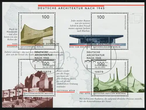 Bloc 37 Architecture avec PLF 1906I taches noires, ESSt Berlin