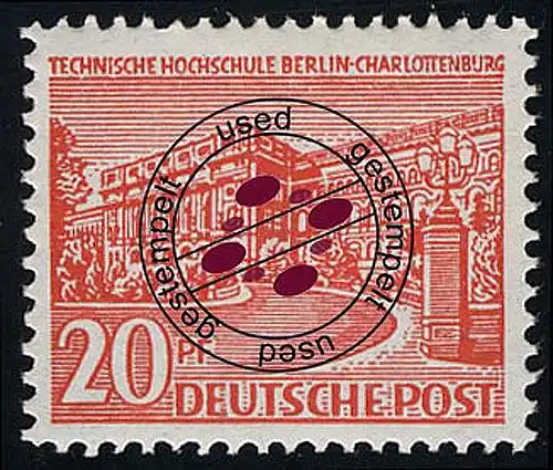 49 Bâtiments Berliner 20 Pf O