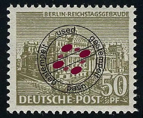 53 Bâtiments Berliner 50 Pf O