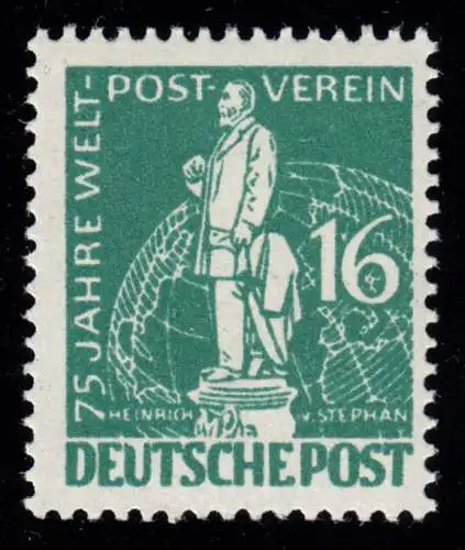 36 Stephan UPU-Weltpostverein mit PLF abgeschrägtes U, ** geprüft Schlegel BPP
