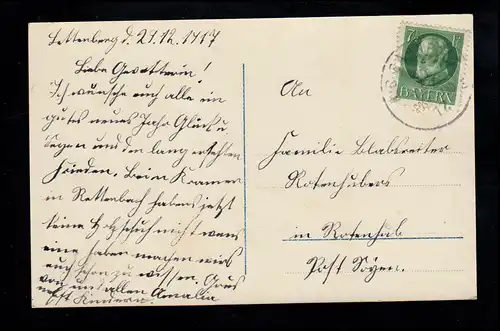 AK Neujahr: Kleiner rufende Matrose Kalenderblatt 1. Januar, Bahnpost 29.12.17