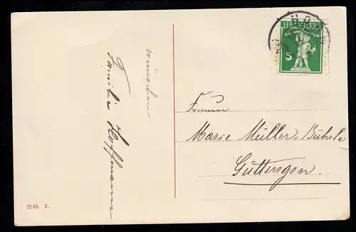 AK Nouvel An: Route de la route Telegrafenleitte Küche en hiver, HORN 30.12.1913