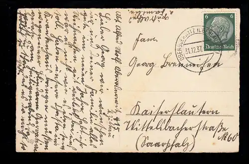 AK Neujahr: Kinder tanzen um Schneemann, OBERODERWITZ (OBERLAUSITZ) 31.12.1937 