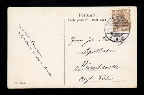 AK Nouvel An: Filles avec plateau plein de lettres du Nouvel an, PAIX 31/12/11