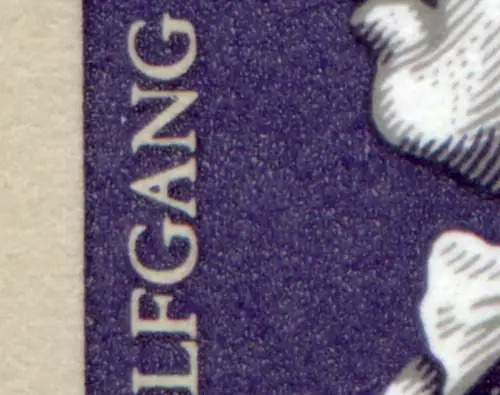 Bloc 26 Mozart 1991 avec PLF tache sur N de WOLFGANG, ** frais de port