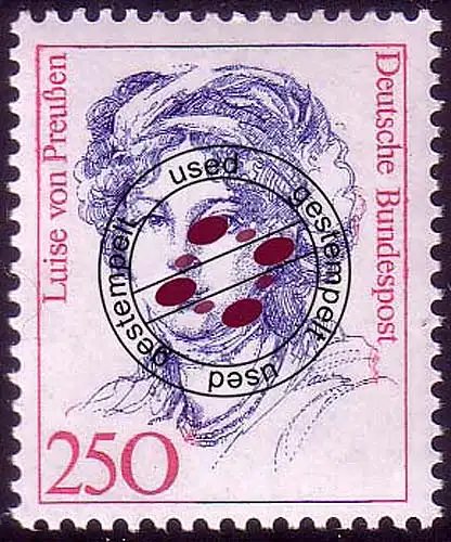 1428 Frauen der deutschen Geschichte 250 Pf Preußen O