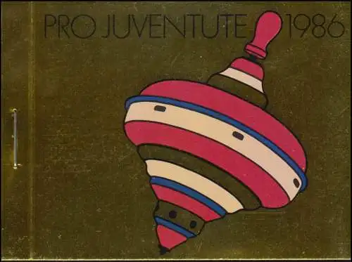 Schweiz Markenheftchen 0-82, Pro Juventute Kinderspielzeug Kreisel 1986, **