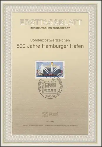 ETB 14/1989 Hamburger Hafen