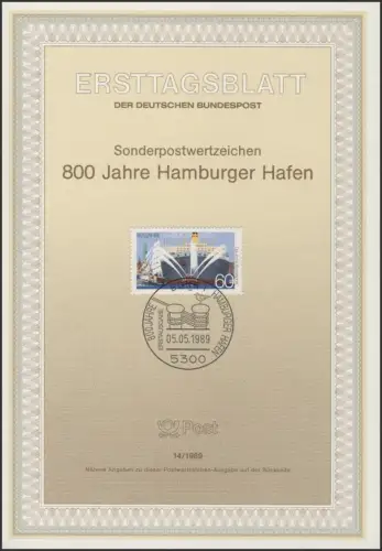 ETB 14/1989 Port de Hambourg.