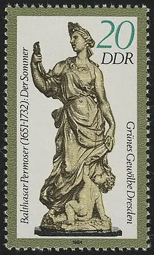 2906I Kunstwerke 20 Pf 1984 Der Sommer, Raster-Tiefdruck RaTdr., **