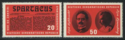 1154-1154 Einzelmarken aus Block 25 Spartakus, Satz **
