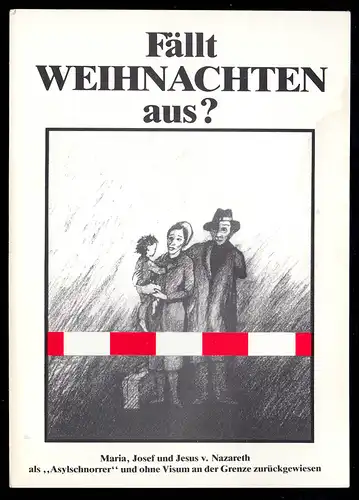 Anti-Rassismus-AK Weihnachten: Fällt Weihnachten aus? ungebraucht