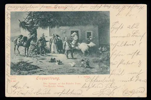 AK J.v. Berres: Quartation, POLLENDORF 26.6.1899 après FURTWANGEN