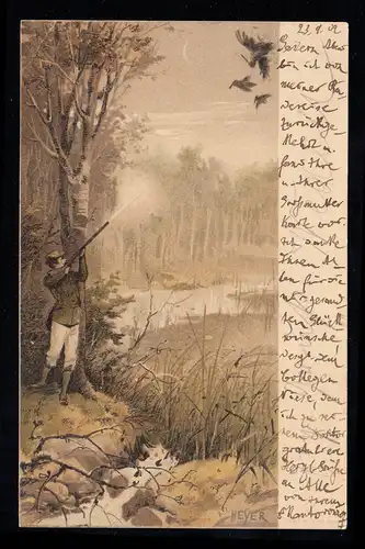 AK Heyer: Chasse aux nénuphars - Les chasseurs tirent sur les oiseaux, BERLIN 23.9.02