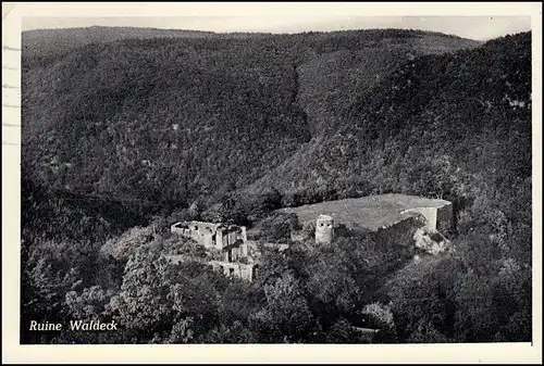 239 Journée catholique en tant qu'EF sur AK Ruine Waldeck, KOBLENZ 30.8.1956