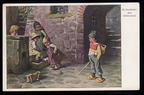 Kinder-AK H. Kaulbach: Stärenfried, Dresdner carte d'artiste, inutilisé