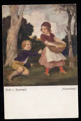 Enfants-AK Prof. v. Zumbusch: Tentative, édition houleuse, inutilisé
