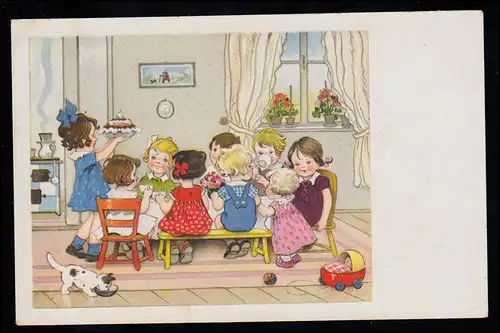 Enfants AK anniversaire gâteau poupée fleurs, édition violoncelle, non utilisé