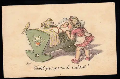 Enfants-AK Amour fraternel - La nouvelle maison d'édition Minerva, inutile