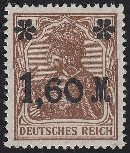 154Ia Germania 1,60 M auf 5 Pf, postfrisch **