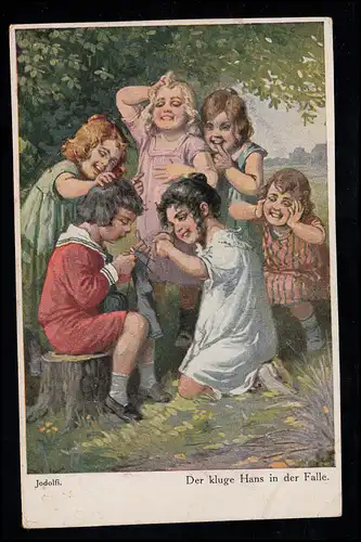 Kinder-AK Jodolfi: Der kluge Hans in der Falle, ungebraucht
