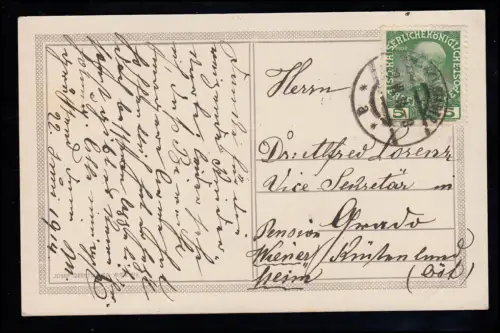 Kinder-AK Joh. Math. Ranftl: Schulkinder, 22.6.1914