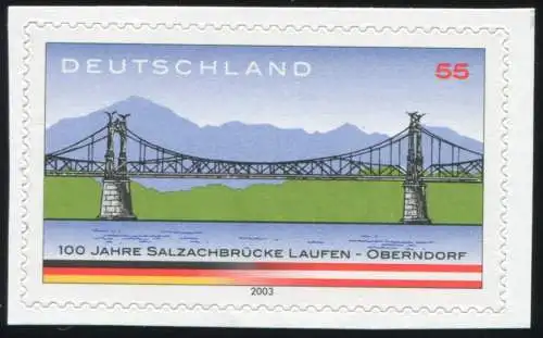 2347Ib Salzachbrücke autocollant en MH 52, **