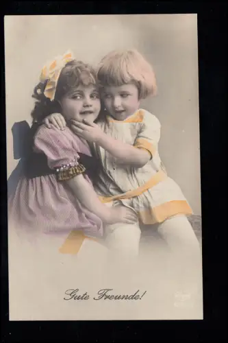 Enfants-AK Deux filles - Bon amis, inutile