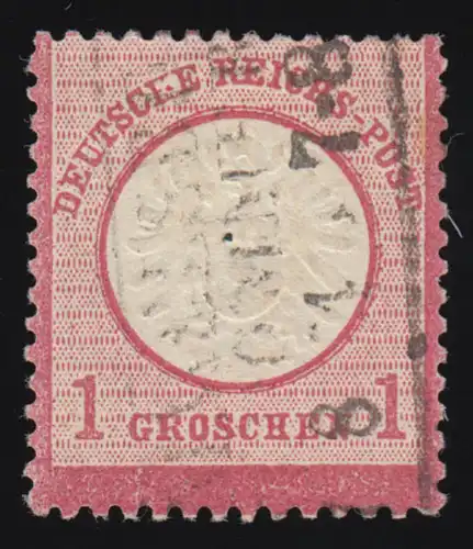 19VII Tambour 1 gr. avec PLF VII cassé H à DEUTSCHE, tamponné