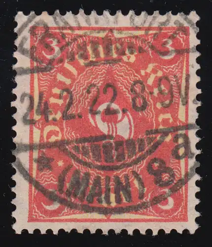 192 Marque libre Posthorn 3 M Wz 2 cacheté O