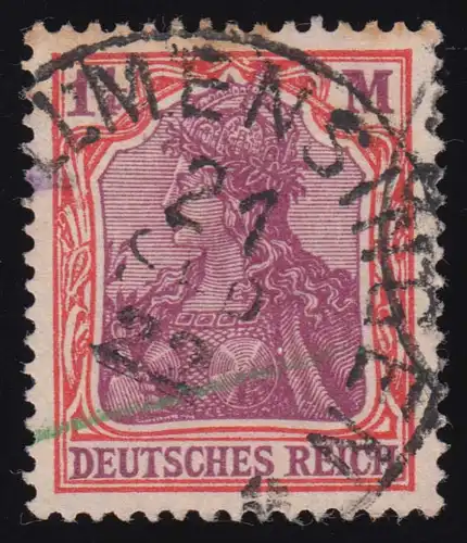 151a Germania 1 1/4 M O gestempelt