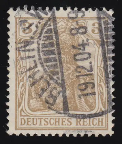 84 I Germania 3 Pf Deutsches Reichs Paixpress, O