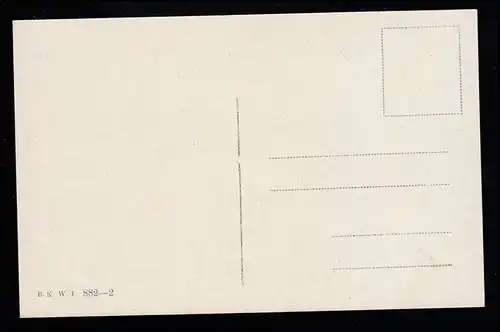 Enfants-AK Désir de printemps: Deux filles avec chien à la récolte des fleurs, inutilisé