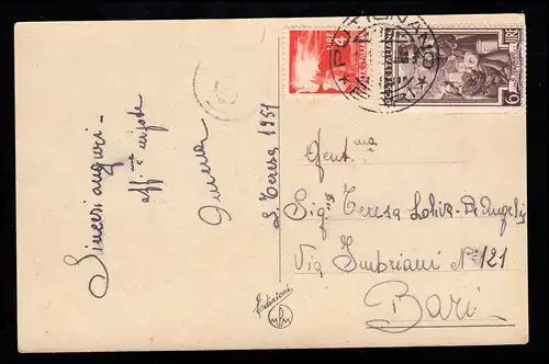 Enfants-AK La boîte aux lettres - Ensemble, nous y parviendrons! PUTIGNANO / BARI 1951