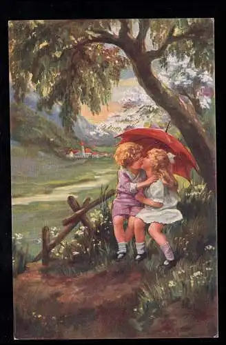 Laurier d'AK pour enfants: Amour secret - Le baiser sous le parapluie, inutilisé