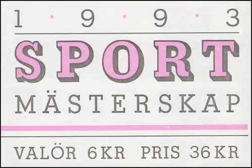 Carnets de marques 179 Championnats internationaux de sport, **