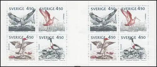 Carnet de marque 176 oiseaux de la côte de l'Atlantique, avec poutres de comptage (ZB) **